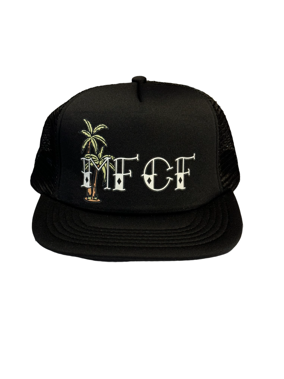 Palm Trees Snapback Mesh Trucker Hat