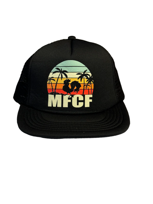 Sunrise Snapback Mesh Trucker Hat